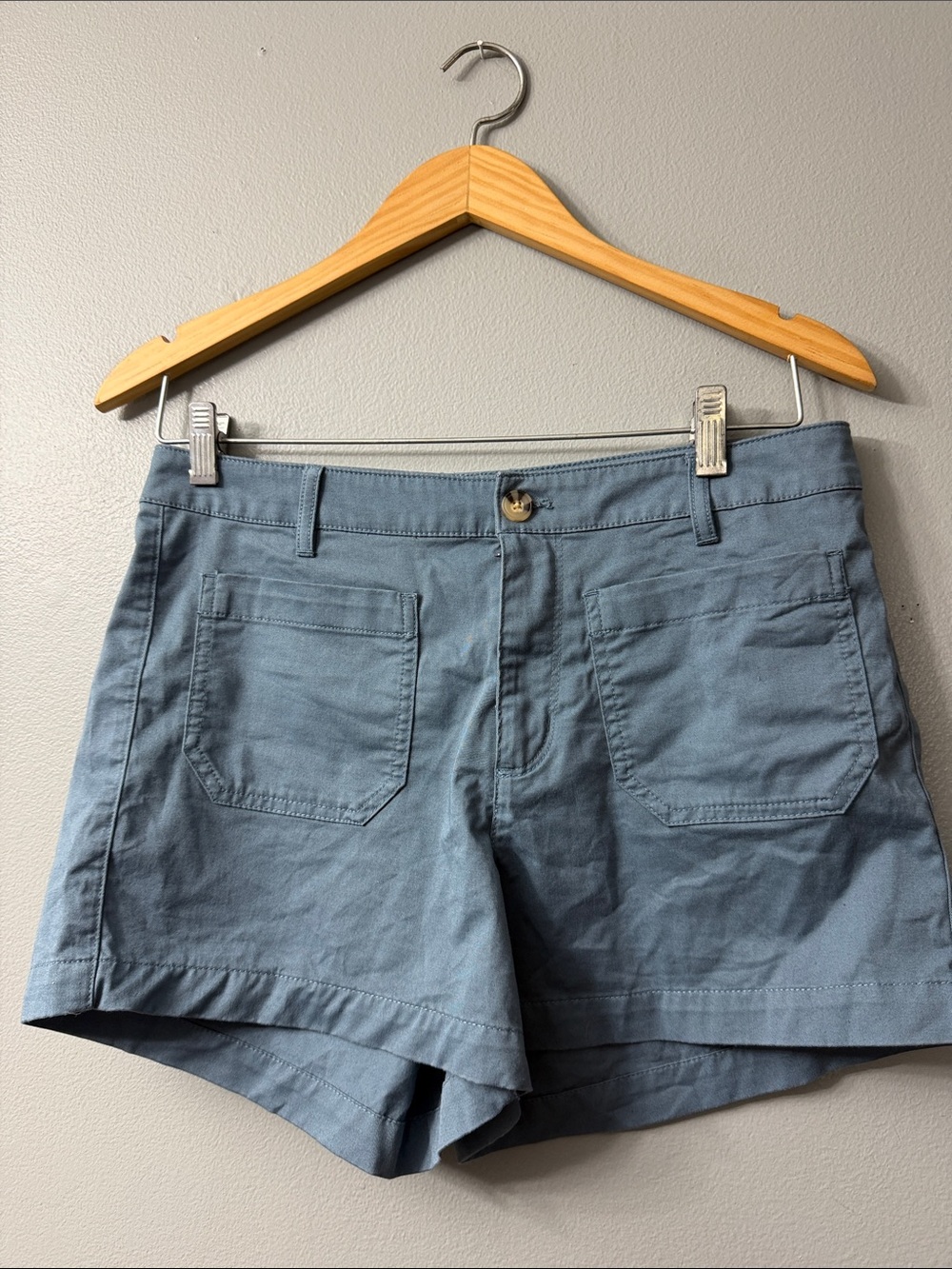 Quince Women's Light Blue shorts 6